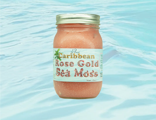 Caribbean Rose Gold Sea Moss (Full Spectrum) 16oz